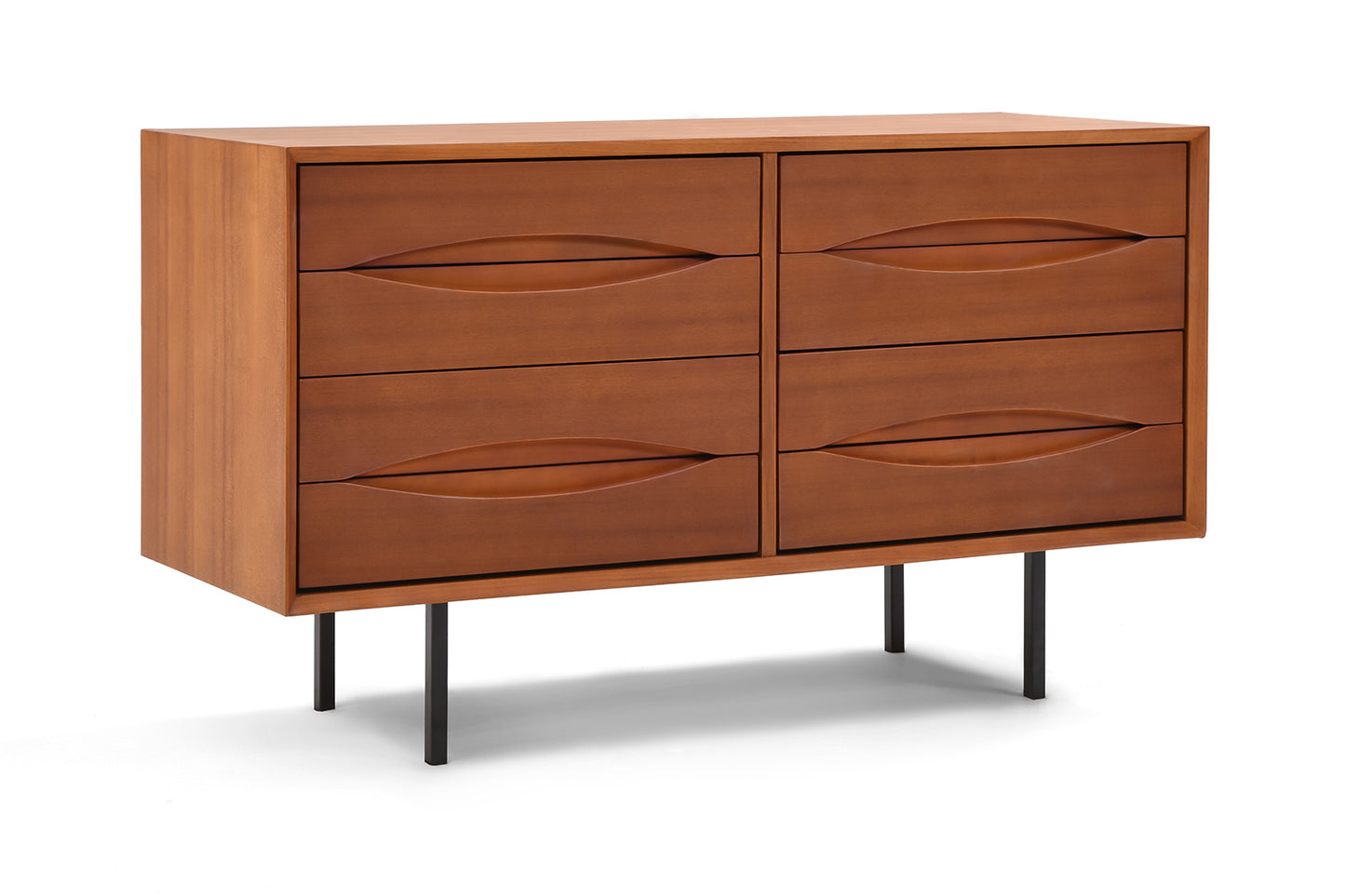 Buffet B61 Vintage en Bois de Teck Style Mid-century 1960