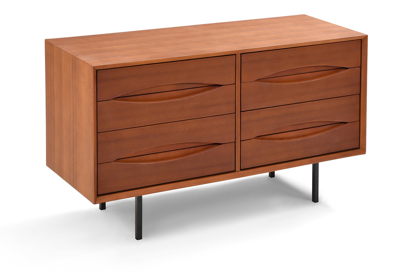 Buffet B61 Vintage en Bois de Teck Style Mid-century 1960