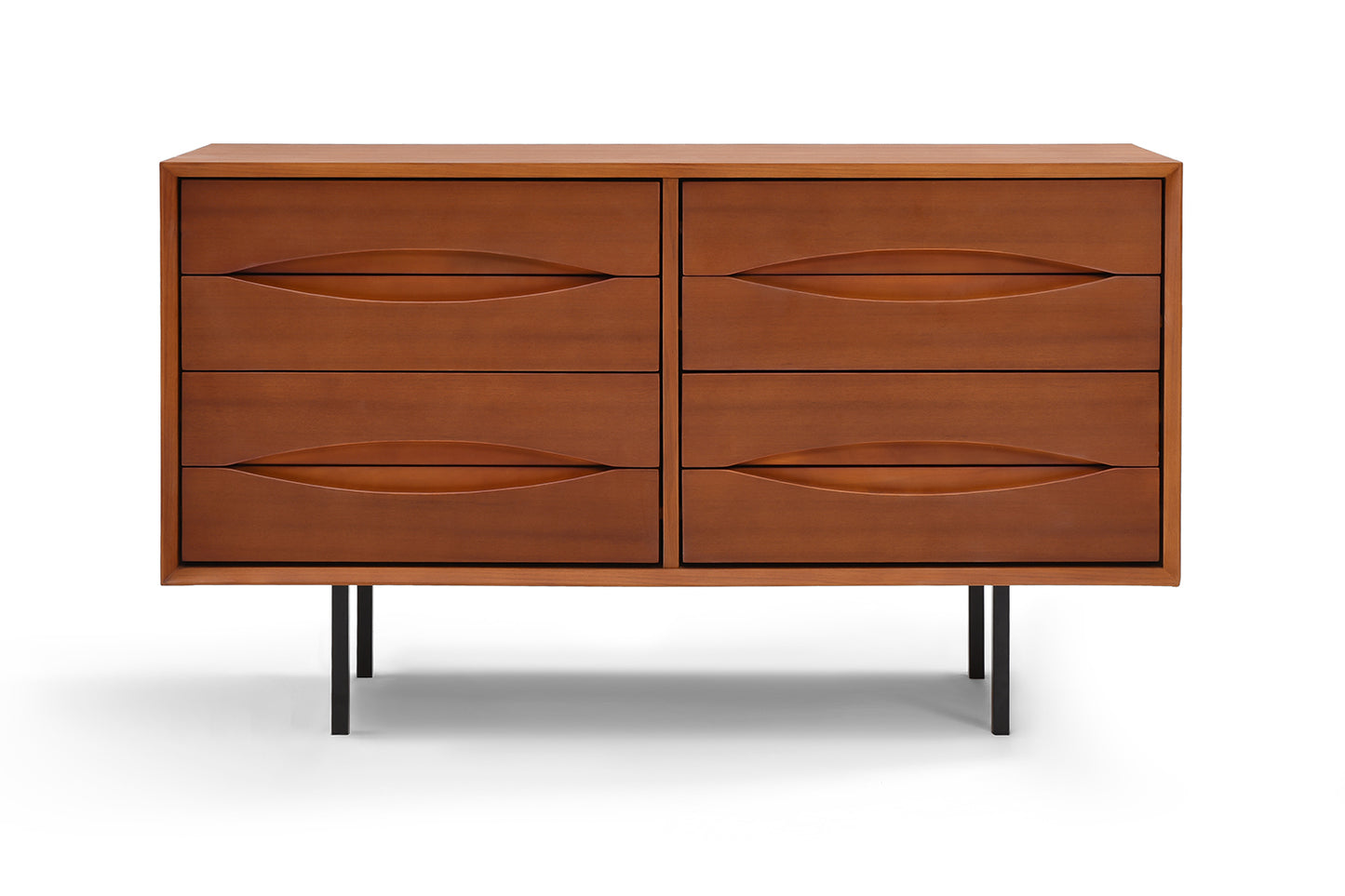 Buffet B61 Vintage en Bois de Teck Style Mid-century 1960