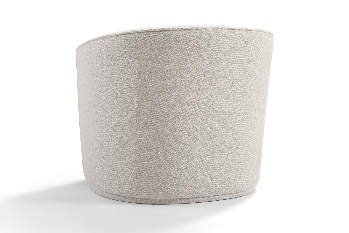 Dos du Fauteuil Bouclette Blanc Organique Ora