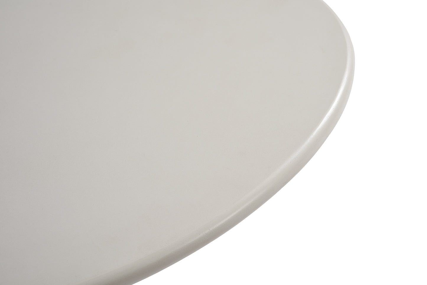 Plateau de la Table Basse Organique Blanche Ciment