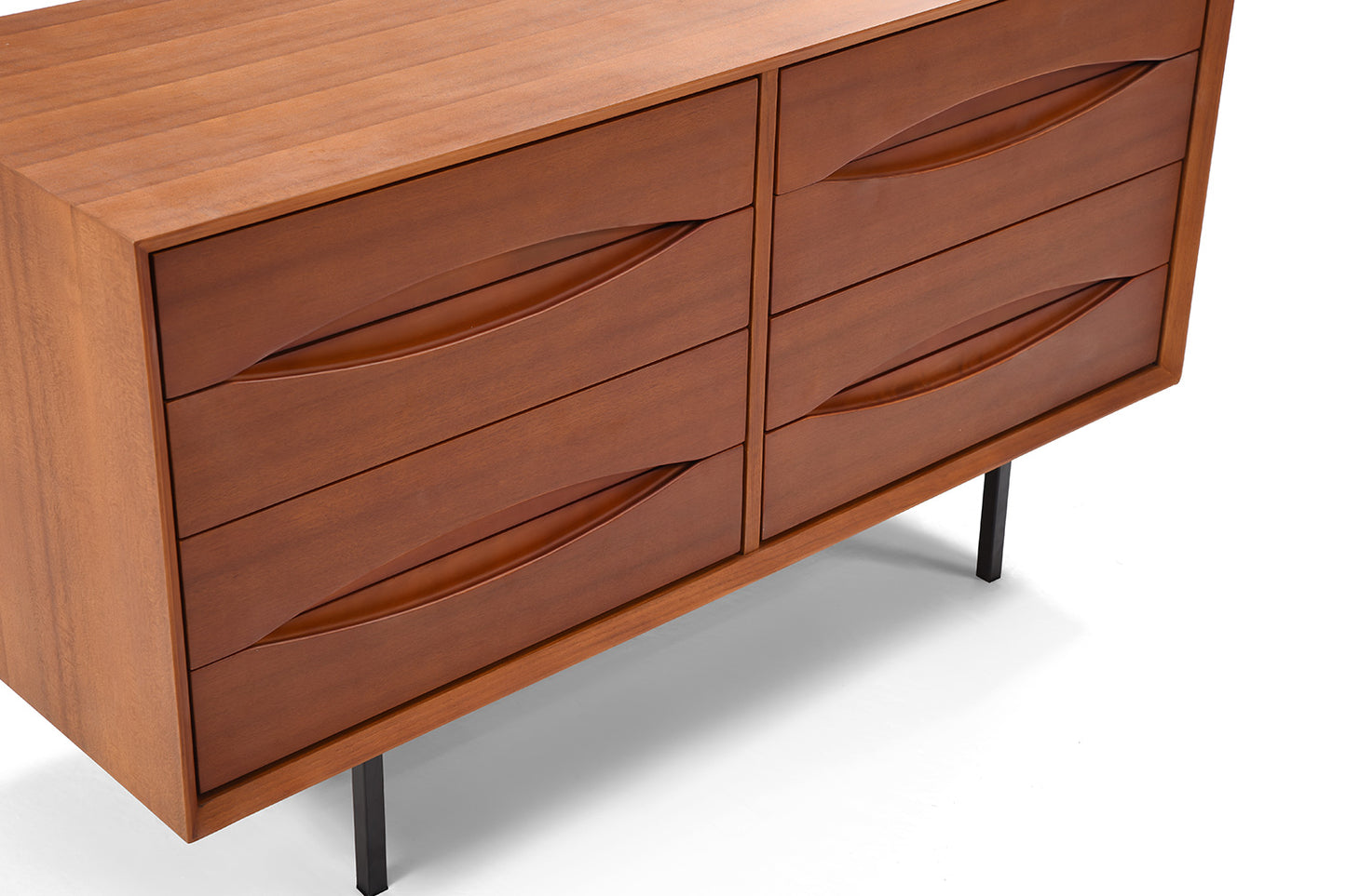 Buffet B61 Vintage en Bois de Teck Style Mid-century 1960