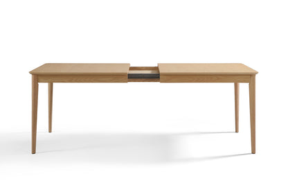 Table à Manger Extensible en Bois Massif Lina 180-240 cm
